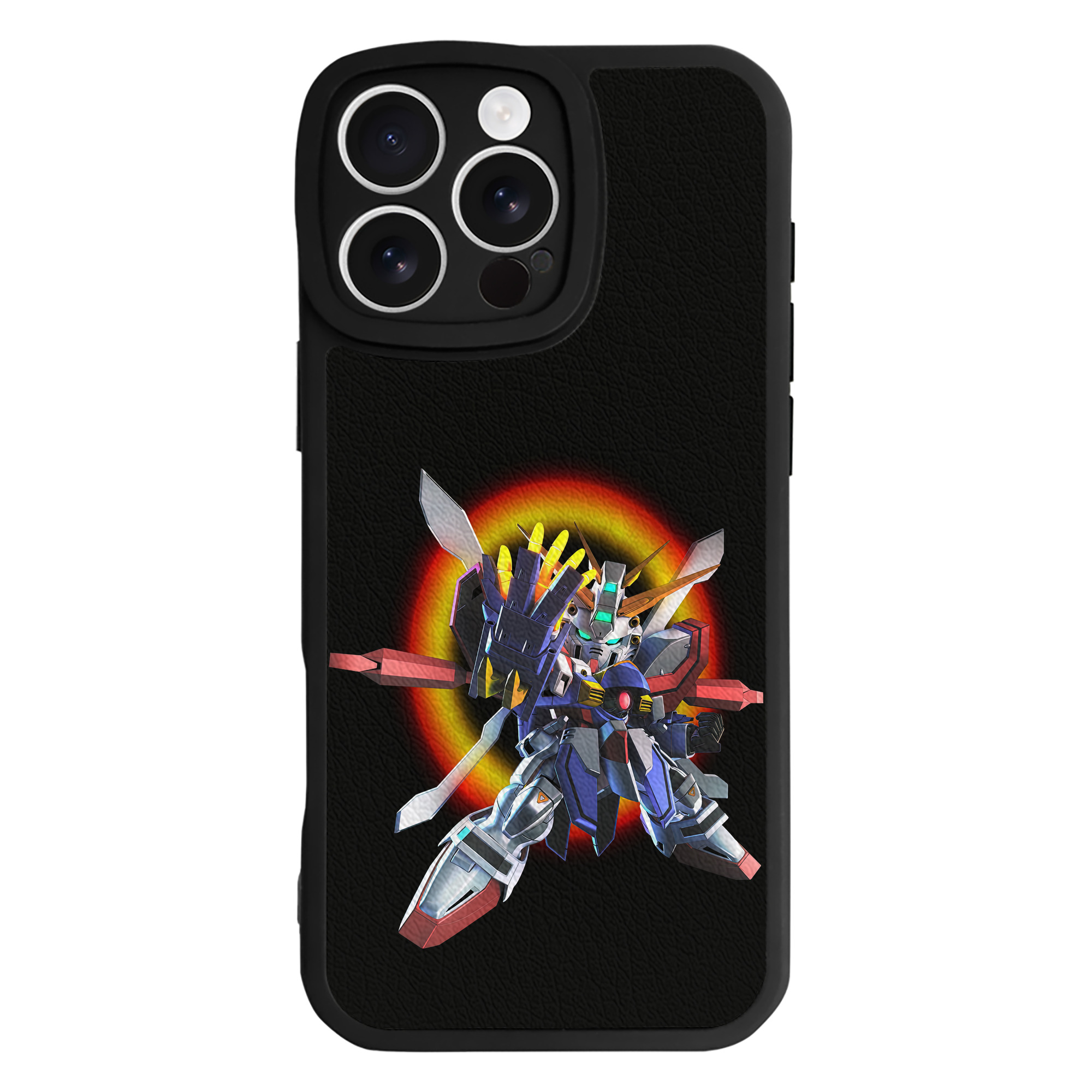 （画像用） 機動戦士ガンダム Mobile Suit Gundam 【iPhone 16シリーズ対応】シリコンスマホケース（レザー調） 材質：シリコン